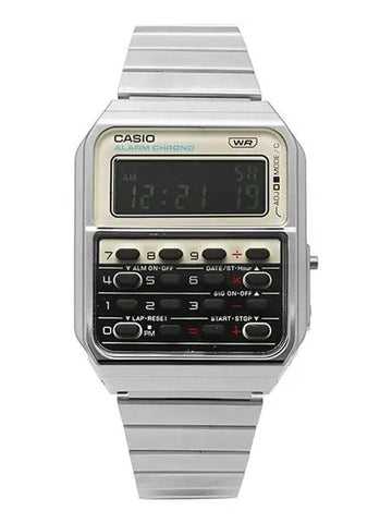 CA 500WE 7BDF Databank Digital Square Vintage Dual Time Watch - CASIO - BALAAN 1