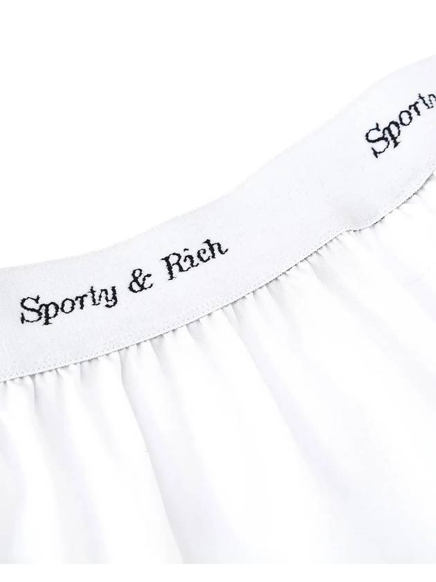 Cotton Shorts White - SPORTY & RICH - BALAAN 6