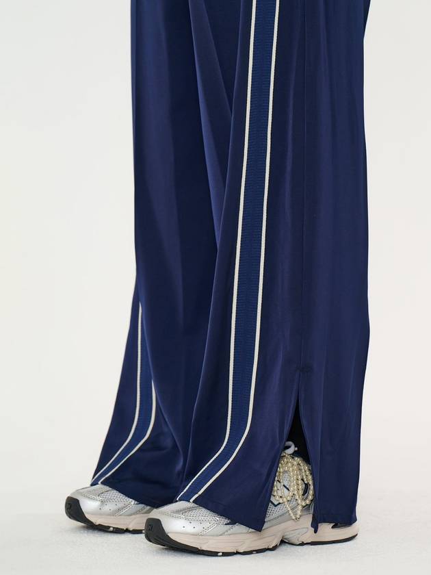 MET slit wide slacks navy - METAPHER - BALAAN 5