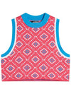 SS23 Golf Frezza Knit Vest Blue Diamond Logo - J.LINDEBERG - BALAAN 2