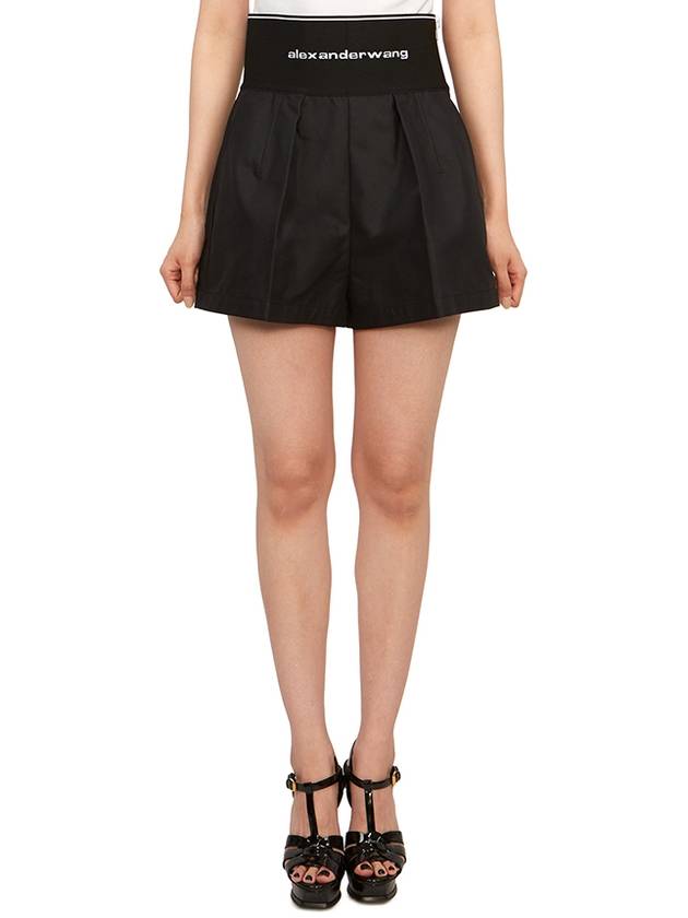 Safari Shorts in Cotton Tailoring Black - ALEXANDER WANG - BALAAN 2