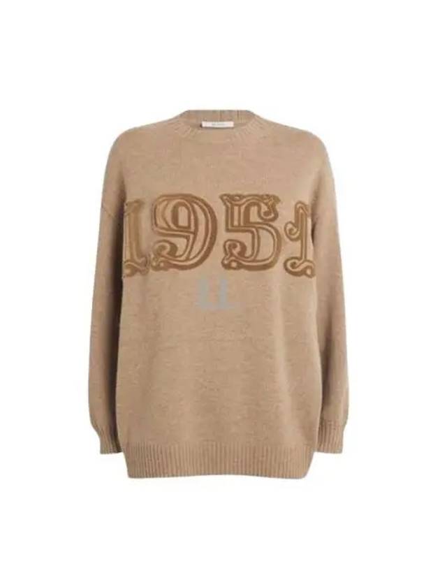 Fido Wool Knit Top Camel - MAX MARA - BALAAN 2