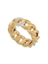 Medusa Chain Ring Gold - VERSACE - BALAAN 2