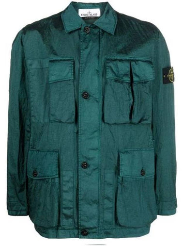 Nylon Metal Watro TC Field Jacket Green - STONE ISLAND - BALAAN 1