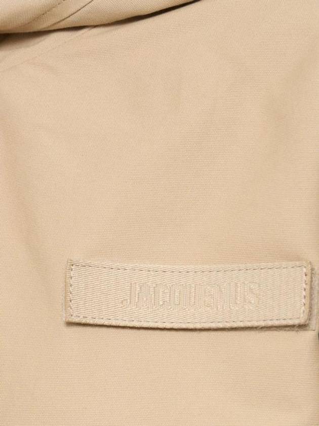 The Caraco Cropped Parka Beige - JACQUEMUS - BALAAN 4