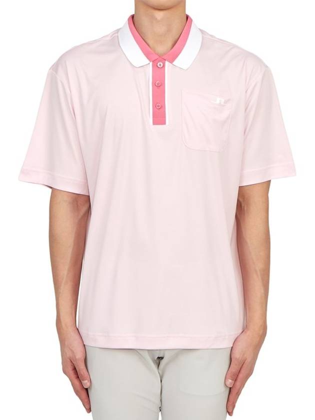 Golf wear men s collar short sleeve t shirt GMJT08408 S189 - J.LINDEBERG - BALAAN 1