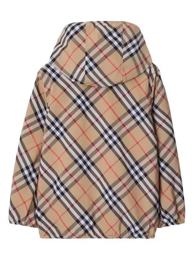 Check Zip-Up Hoodie Beige - BURBERRY - BALAAN 3