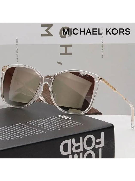 Sunglasses MK2169F 30156K mirror transparent horn rim - MICHAEL KORS - BALAAN 2