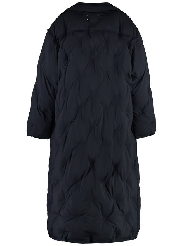 Recycled Nylon Padded Coat Black - MAISON MARGIELA - BALAAN 3