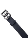 Logo Leather Belt Black - DOLCE&GABBANA - BALAAN 7