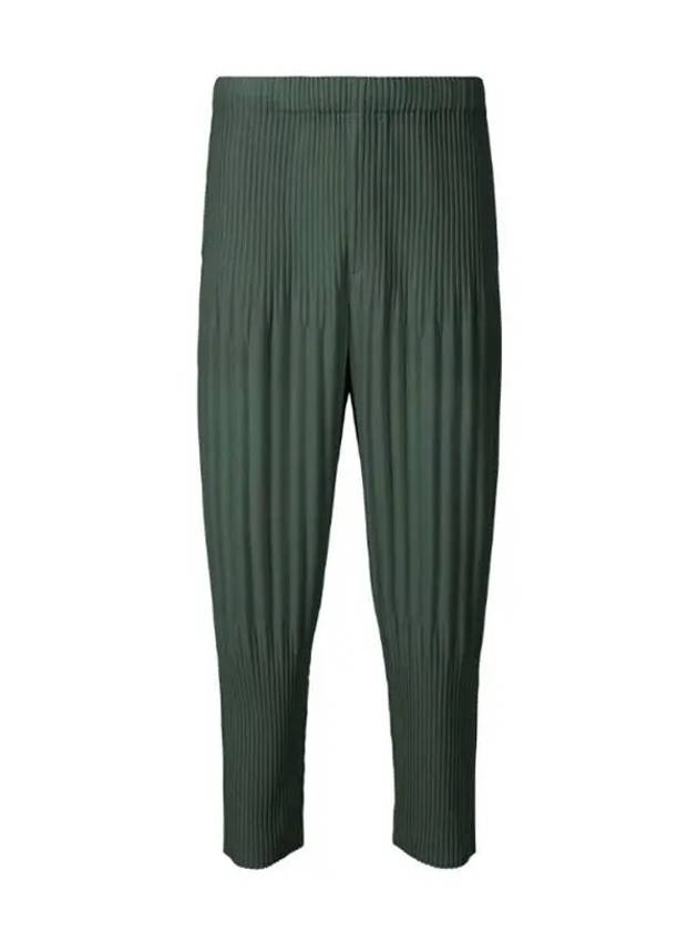 Homme Plissé Pleated Basic BaGGy Pants Dark Green - ISSEY MIYAKE - BALAAN 2