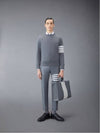 4 Bar Armband Milano Stitch Knit Top Mid Grey - THOM BROWNE - BALAAN 11