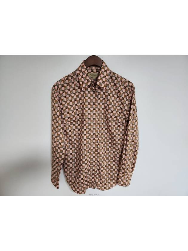 UK4 Tile Archives Women s Long Sleeve Shirt 8001987 - BURBERRY - BALAAN 1