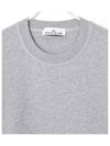 Wappen Patch Garment Dyed Sweatshirt Grey - STONE ISLAND - BALAAN 3