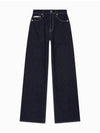 Jeans Wide Fit Denim Jeans Rinse Blue - CALVIN KLEIN - BALAAN 1