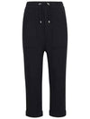 Cotton Track Pants Black - BALMAIN - BALAAN 1