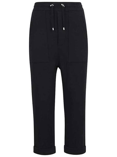 Cotton Track Pants Black - BALMAIN - BALAAN 1