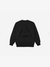 Tri Stitch Crew Neck Black Tri Stitch Crew Black - PALACE - BALAAN 1