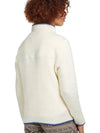 Women's Retro Pile Fleece Zip-up Jacket White - PATAGONIA - BALAAN 5