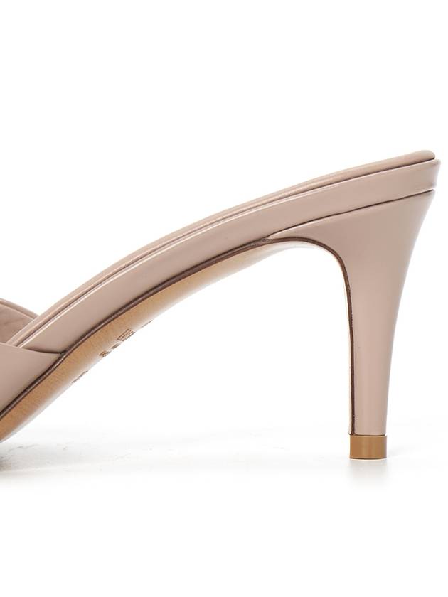 V Logo Signature Sandal Heels Poudre - VALENTINO - BALAAN 9