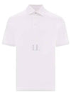 Cotton Short Sleeve Polo Shirt White - BRUNELLO CUCINELLI - BALAAN 2