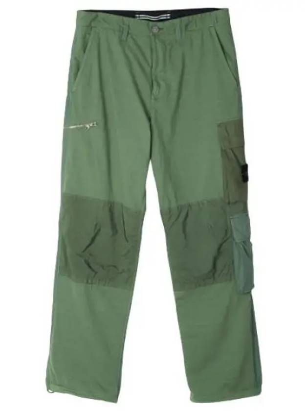 Mix Fabric Badge Utility Pants Loose Fit Men s Cargo - STONE ISLAND - BALAAN 1