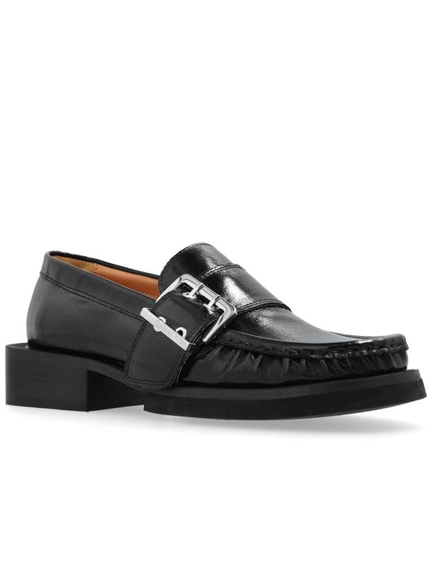 Ganni Shoes With Buckle, Women's, Black - GANNI - BALAAN 4