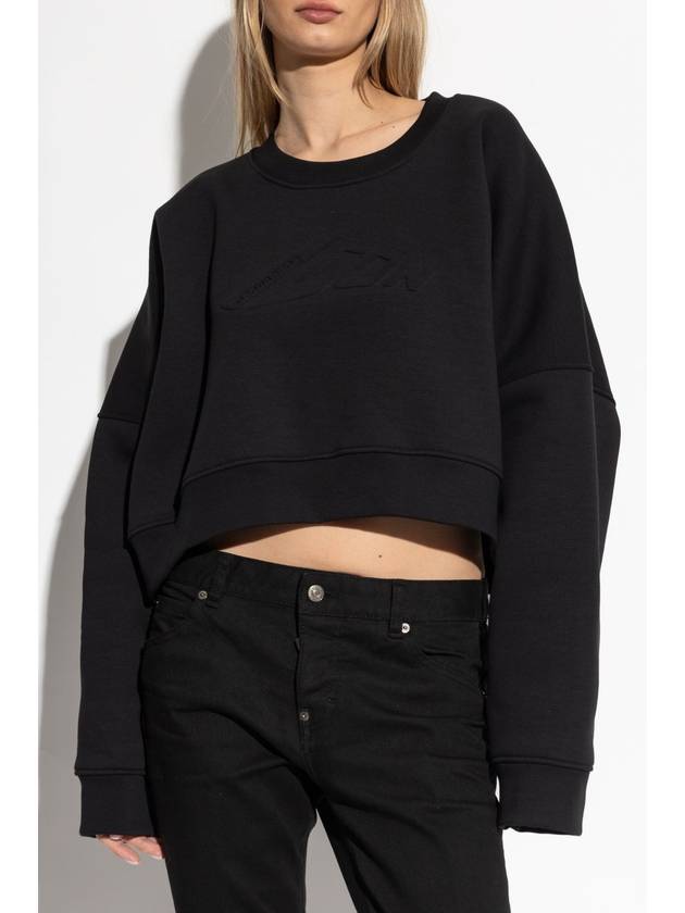 Dsquared2 Sweatshirt With Logo, Women's, Black - DSQUARED2 - BALAAN 3