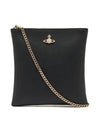 Squire Square Chain Cross Bag Black - VIVIENNE WESTWOOD - BALAAN 3