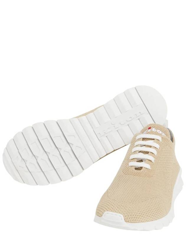 Fit Knit Low Top Sneakers Beige - KITON - BALAAN 4