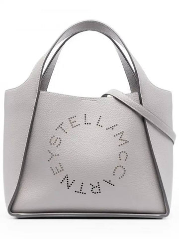 Women's Stella Logo Craney Alter Matt Tote Bag Smoke - STELLA MCCARTNEY - BALAAN 1