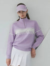 Women s high neck color combination zip up knit sweater DD3WSW251LV - DUVIK - BALAAN 7