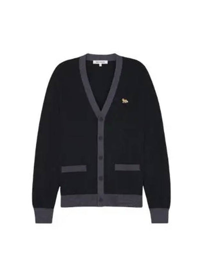 Baby Fox Patch Regular Cardigan Black - MAISON KITSUNE - BALAAN 2