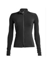 Women's Golf Featherweight Full Zip-Up Jacket Black - G/FORE - BALAAN 2