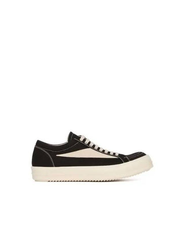 Rick Owens Vintage Canvas Low Top Sneakers DS02D2803DOLVS 911 - RICK OWENS - BALAAN 1