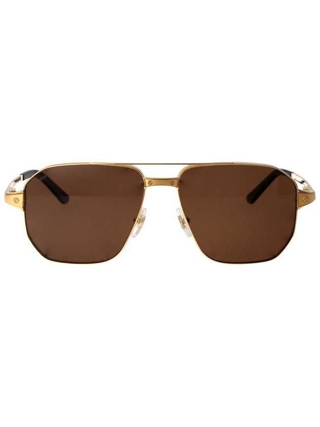 Sunglasses CT0424S 003 GOLD - CARTIER - BALAAN 2