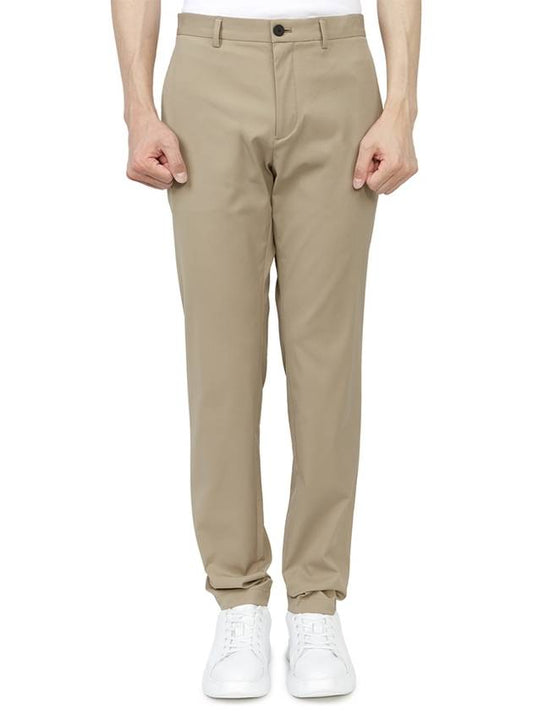 Men's Polyamide Blend Straight Pants Beige - THEORY - BALAAN 2