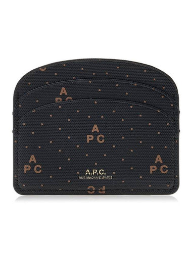 Demi Lune Card Wallet Black - A.P.C. - BALAAN 1