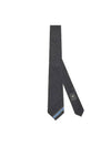 Interlocking G Stripe Silk Tie Navy - GUCCI - BALAAN 1