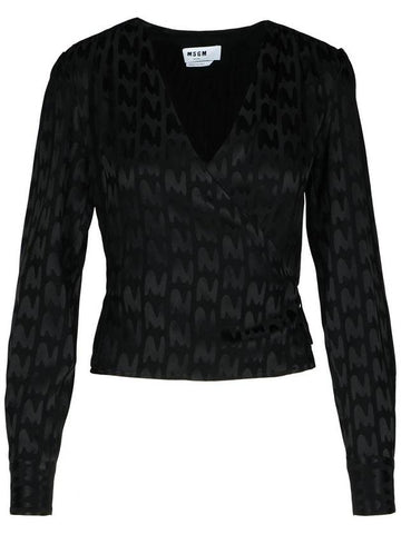 Msgm Black Viscose Blend Blouse - MSGM - BALAAN 1