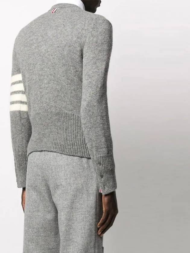 Diagonal Armband Knit Top Grey - THOM BROWNE - BALAAN 5