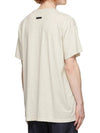 Cotton Baseball Short Sleeve T-Shirt Cream Grey - FEAR OF GOD - BALAAN 6