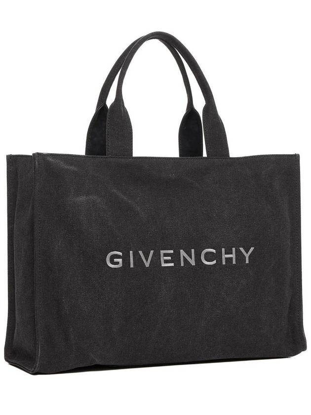 Logo embroidered open top tote bag BK50DXK1Y2_001 - GIVENCHY - BALAAN 5