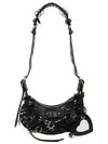 Le Cargol XS Metal Detail Shoulder Bag Black - BALENCIAGA - BALAAN 2