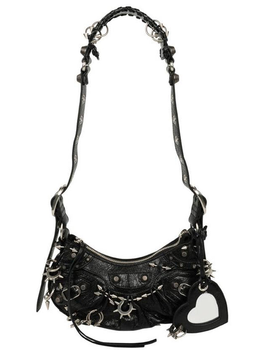 Le Cargol XS Metal Detail Shoulder Bag Black - BALENCIAGA - BALAAN 2