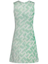 Golfwear Gillian 3D Sleeveless Midi Dress Light Green - J.LINDEBERG - BALAAN 4