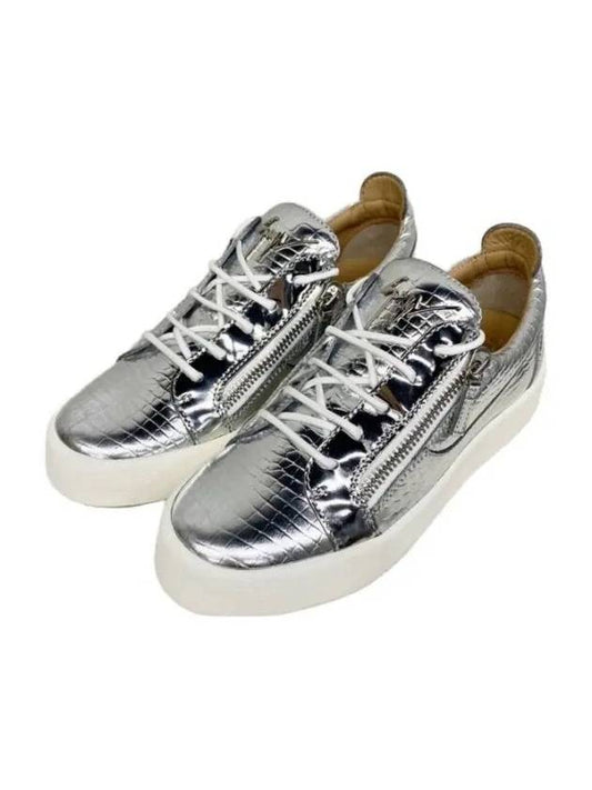 RU70000 087 Crocker Sneakers Silver - GIUSEPPE ZANOTTI - BALAAN 2