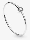 Women's Moments Bangle Bracelet Silver - PANDORA - BALAAN 3