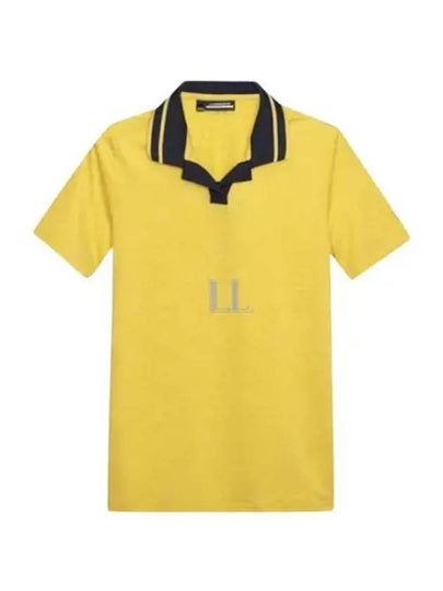 Women's Sammy Short Sleeve Polo Shirt Yellow - J.LINDEBERG - BALAAN 2