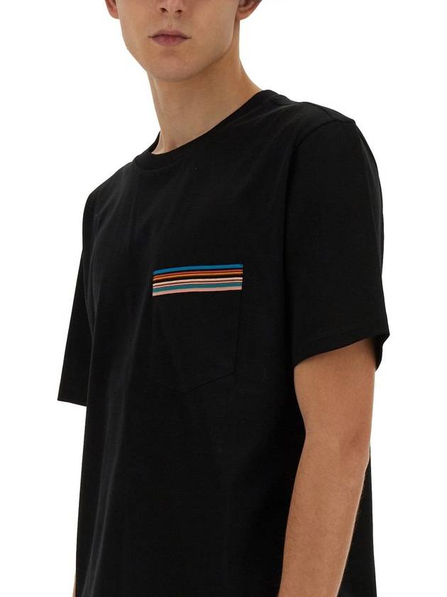 Pocket T-Shirt M1R306UH00088 - PAUL SMITH - BALAAN 4